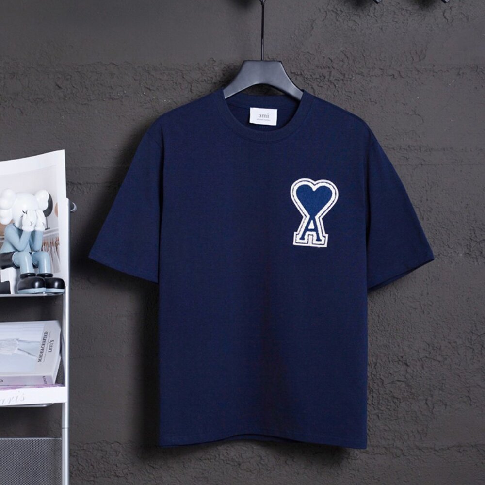 Ami de Coeur T-Shirt Navy Blue